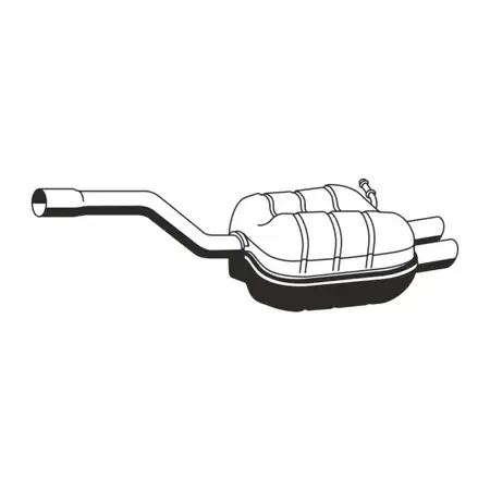 ERNST 645294 Endschalld&auml;mpfer f&uuml;r SKODA Octavia 2 1.8 TSI 2.0 FSI 150/160 PS 1K5253609E