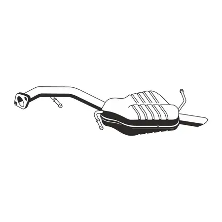 ERNST 670173 Endschalld&auml;mpfer Auspuff Entdopf f&uuml;r MAZDA 5 (CR) 2.0CD 110/143 PS