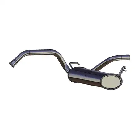 ERNST 685009 Endschalld&auml;mpfer f&uuml;r CITROEN C1 PEUGEOT 107 TOYOTA Aygo B1 1.0 bis 05.2014