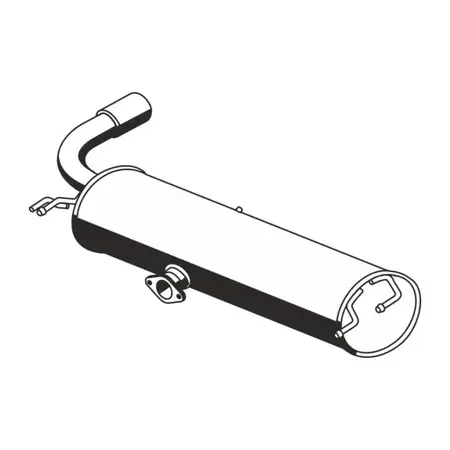 ERNST 688017 Endschalld&auml;mpfer Auspuff f&uuml;r TOYOTA Rav 4 II (A2) 2.0 / D 4WD bis 07.2003