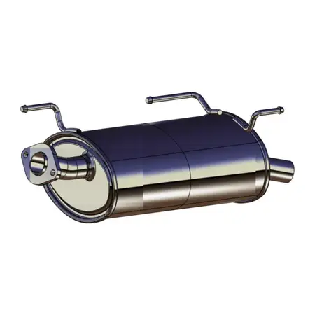 ERNST 695060 Endschalld&auml;mpfer f&uuml;r NISSAN Almera 2 Hatchback (N16) 1.5 1.8 90-116 PS