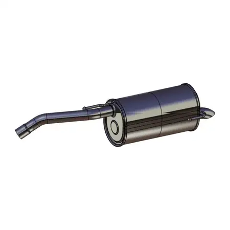 ERNST 695206 Endschalld&auml;mpfer Auspuff f&uuml;r NISSAN Note (E11) 1.6 110 PS bis 04.2009