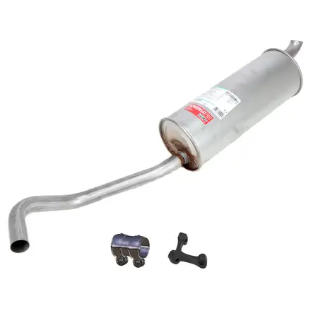 ERNST Endschalld&auml;mpfer Auspuff + Anbausatz f&uuml;r VW Polo 4 SEAT Ibiza 4 1.4 / 16V 80/85 PS