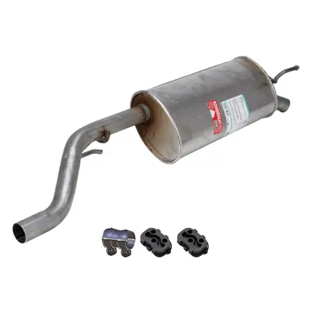 ERNST Endschalld&auml;mpfer Auspuff + Anbausatz f&uuml;r OPEL Corsa D E 1.4 / LPG 75/87/90/100 PS