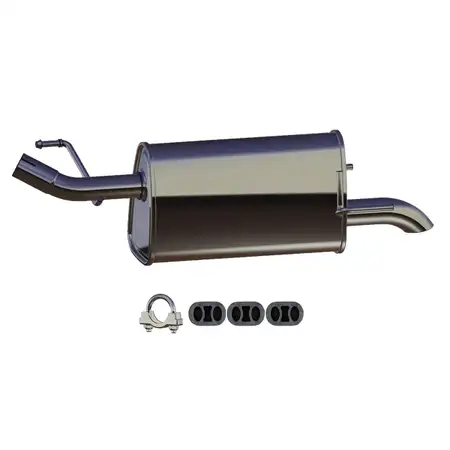 ERNST Endschalld&auml;mpfer Auspuff + Anbausatz f&uuml;r OPEL Meriva A 1.4 16V Twinport 90 PS Z14XEP