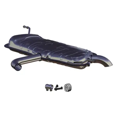 ERNST Endschalld&auml;mpfer Auspuff + Anbausatz f&uuml;r VW Golf 5 6 / Plus 1.6 / FSI 102/115 PS