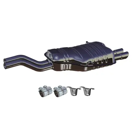 ERNST Endschalld&auml;mpfer Auspuff + Anbausatz f&uuml;r BMW 3er E46 320i 325i M54 170/192 PS