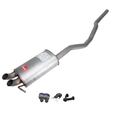 ERNST Endschalld&auml;mpfer + Anbausatz f&uuml;r VW California Multivan Transporter T5 T6 2.0 TDI
