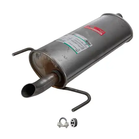 ERNST Endschalld&auml;mpfer Auspuff Endtopf + Anbausatz f&uuml;r OPEL Astra F CC 1.4-2.0 1.7 TD/TDS