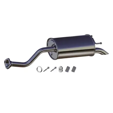 ERNST Endschalld&auml;mpfer Auspuff + Anbausatz f&uuml;r HONDA Jazz 2 1.2 i-DSI 1.3 iDSi 78/83 PS