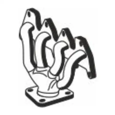 ERNST 153461 Abgaskr&uuml;mmer + Anbausatz f&uuml;r VW Golf 4 Lupo Polo 6N2 Arosa Leon 1M 1.4 16V