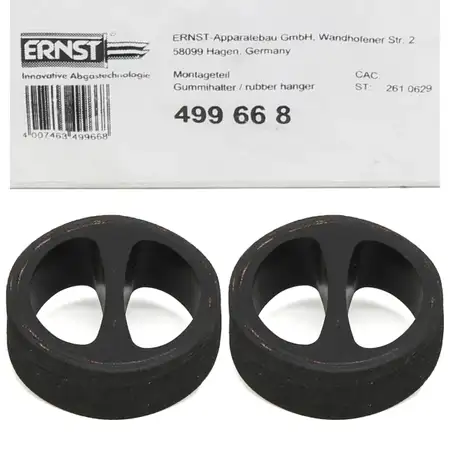 2x ERNST Halter Auspuff Schalld&auml;mpferhalter f&uuml;r BMW 3er E30 E36 5er E34 Z3 18211105635