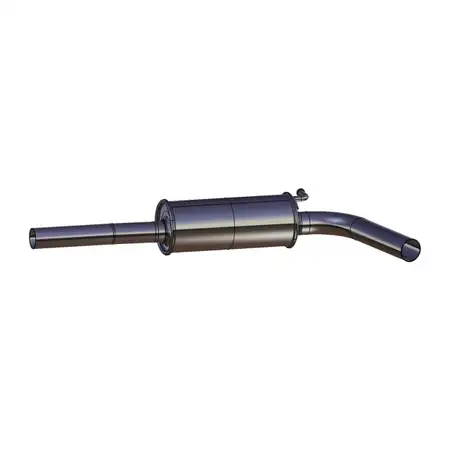 ERNST 114172 Mid-muffler for VW Polo 5, Audi A1 8X, SEAT Ibiza 4, Fabia 2 1.2 TSI
