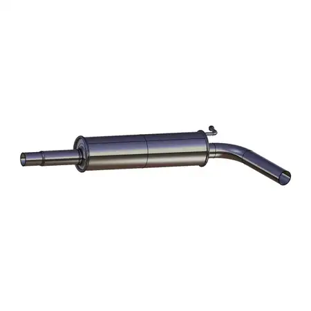 ERNST 115100 Mid-muffler for VW Polo 4, SEAT Ibiza 4, Fabia 2 1.6 16V 6Q0253209BA