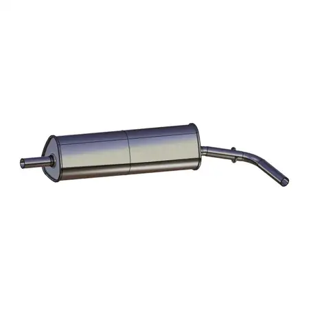 ERNST 113137 Mid-Muffler for VW Up, SEAT Mii, and SKODA Citigo 1.0 60/75 hp
