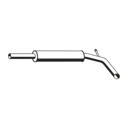 ERNST 121101 Mid-Muffler for VW Polo 3 6N1 6N2 1.0 1.3 1.4 1.6 45-75 hp