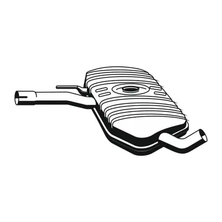 ERNST 133104 Mittelschalld&auml;mpfer MItteltopf f&uuml;r VW Passat B3/B4 1.8/2.0 16V 136 PS mit Kat