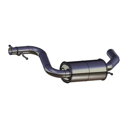 ERNST 155274 Mittelschalld&auml;mpfer f&uuml;r VW Golf 5 GTI AUDI A3 8P 2.0 TFSI 200 PS bis 06.2008