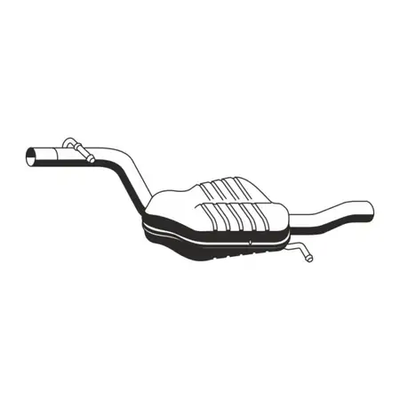 ERNST 156158 Mittelschalld&auml;mpfer Mitteltopf f&uuml;r VW Passat B6 B7 1.8 TSI 2.0 FSI 150/160 PS
