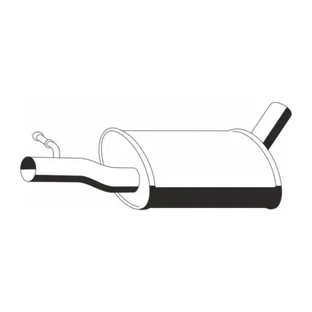 ERNST 161022 Mittelschalld&auml;mpfer f&uuml;r VW Tiguan 5N AUDI Q3 8U 2.0 TSI/TFSI 200/211 PS