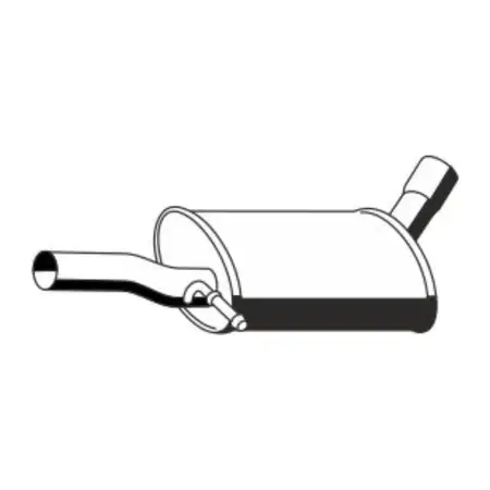 ERNST 161138 Mittelschalld&auml;mpfer f&uuml;r SKODA Yeti (5L) 1.8 TSI 4x4 152/160 PS 1K0253409A