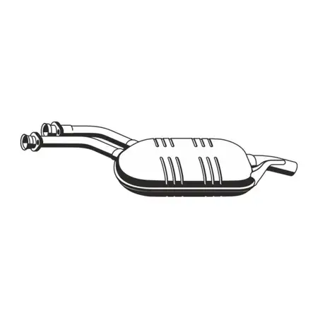 ERNST 374231 Mittelschalld&auml;mpfer f&uuml;r MERCEDES E-Klasse T-Model S124 280TE 300TE 320TE M104