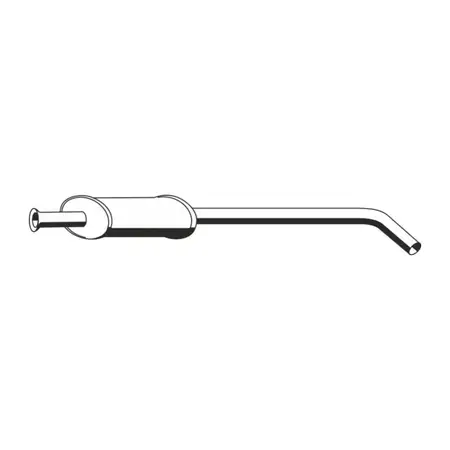 ERNST 525060 Mid-Muffler for RENAULT Megane 1 and Scenic 1 (1.6 16V and 1.9 dCi)