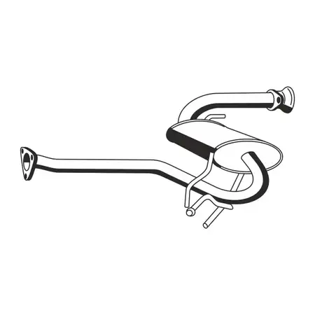 ERNST 540070 Mittelschalld&auml;mpfer f&uuml;r ALFA ROMEO GTV Spider (916_) 1.8/2.0 16V 2.0/3.0 V6