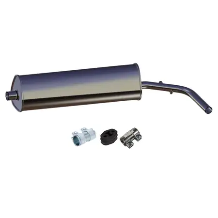 ERNST Mittelschalld&auml;mpfer + Anbausatz f&uuml;r VW Up ab 07.2019 SKODA Citigo 1.0 60/75 PS