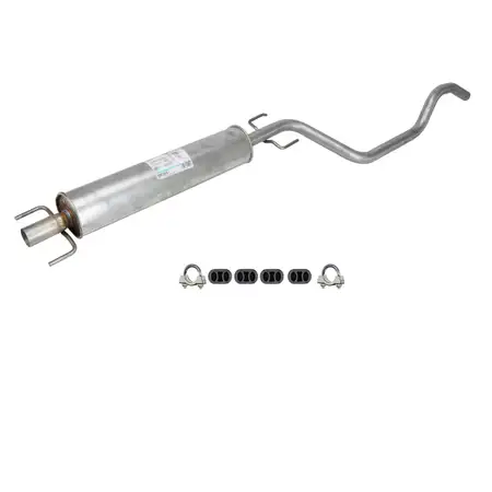 ERNST Mittelschalld&auml;mpfer + Anbausatz f&uuml;r OPEL Zafira A B 1.6 1.8 2.2 101/115/140/150 PS