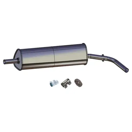 ERNST Mittelschalld&auml;mpfer + Anbausatz f&uuml;r VW Up SEAT Mii SKODA Citigo 1.0 60/75 PS