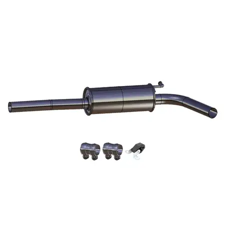 ERNST Mittelschalld&auml;mpfer + Anbausatz f&uuml;r VW Polo 5 SEAT Ibiza 4 SKODA Fabia 2 1.4 1.6 LPG