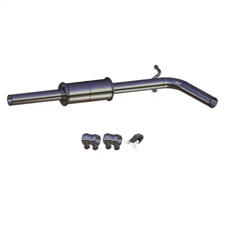 ERNST Mittelschalld&auml;mpfer + Anbausatz f&uuml;r VW Polo 4 SEAT Ibiza 4 1.4 16V 80/85 PS