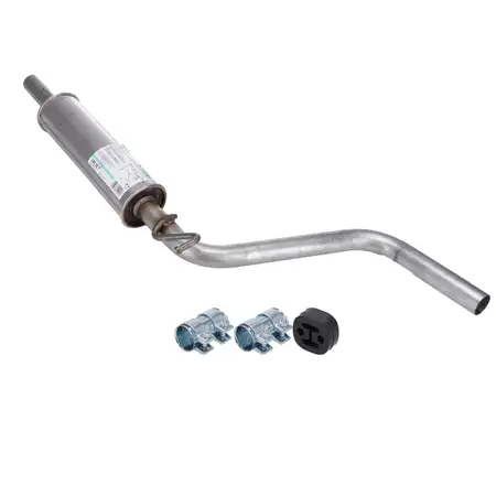 ERNST 140027 Mittelschalld&auml;mpfer Mitteltopf + Anbausatz f&uuml;r VW Caddy 3 1.4 75/80 PS