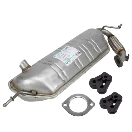 ERNST Endschalld&auml;mpfer + Anbausatz f&uuml;r SMART ForTwo 451 1.0 61/71 PS 05.2008-12.2015