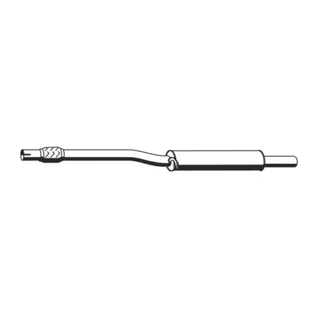 ERNST 111096 Vorschalld&auml;mpfer Schalld&auml;mpfer f&uuml;r VW Polo 2 86c 1.0 Cat 1.3/Cat 1.3/1.4D