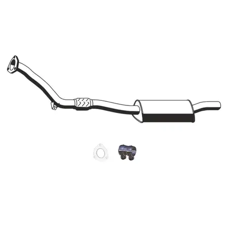 ERNST Vorschalld&auml;mpfer + Anbausatz f&uuml;r VW Passat B5 B5.5 AUDI A4 B5 1.6 100-102 PS