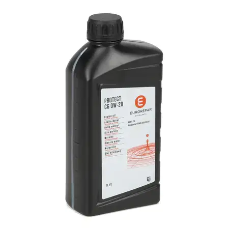 1L 1 Liter EUROREPAR PROTECT C6 0W-20 Motor&ouml;l ACEA C6 Stellantis FPW9.55535/01
