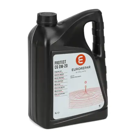 5L 5 Liter EUROREPAR PROTECT C6 0W-20 Motor&ouml;l ACEA C6 Stellantis FPW9.55535/01