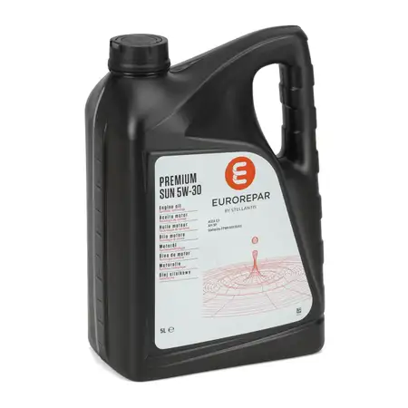 5L 5 Liter EUROREPAR PREMIUM SUN 5W-30 Motor&ouml;l ACEA C3 SPI SP Stellantis FPW9.55535/03