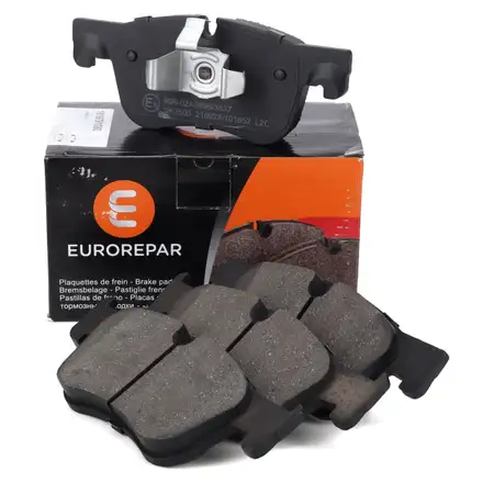 EUROREPAR Brake Pads for CITROEN, FIAT, OPEL, PEUGEOT, and TOYOTA (Front) 1619791080