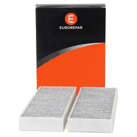 EUROREPAR Innenraumfilter Aktivkohle Satz f&uuml;r PSA Berlingo Partner OPEL Zafira 1609998880