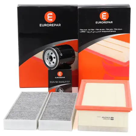 EUROREPAR Filterset 3-tlg f&uuml;r PSA Jumpy 3 Spacetourer Expert Traveller OPEL VIVARO C 2.0 D