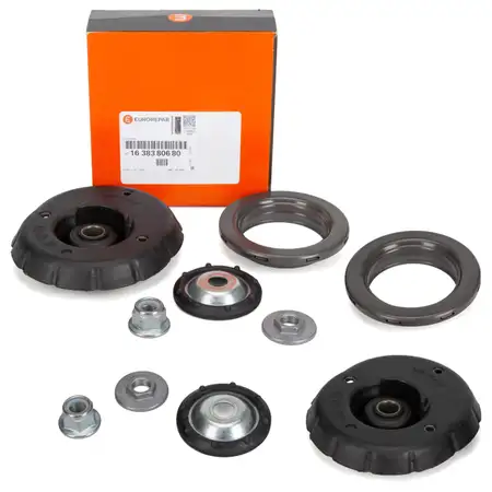 2x EUROREPAR Federbeinlager + W&auml;lzlager f&uuml;r PSA C3 2 3 C4 Cactus 208 1 2 vorne 1638380680