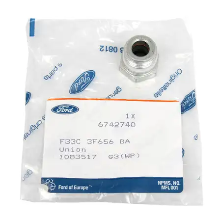 ORIGINAL FORD Verschraubung Servopumpe Fiesta 3-5 Escort Ka Focus Mondeo Transit 6742740