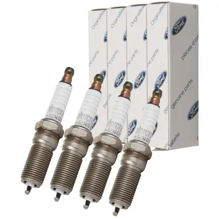 4x ORIGINAL Ford Z&uuml;ndkerze Escort Fiesta Focus Fusion C-Max Ka Mondeo 1.25-2.0 2050957