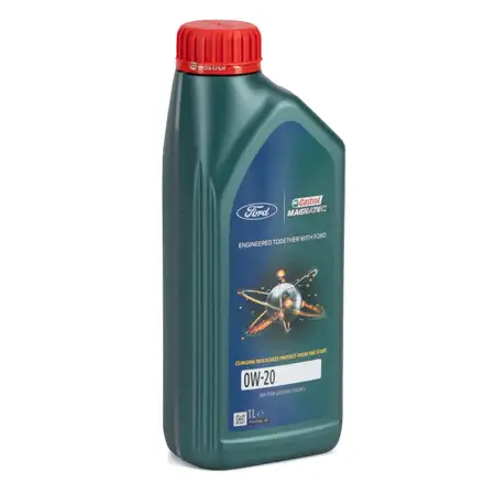 1L 1 Liter ORIGINAL FORD CASTROL MAGNATEC Motor&ouml;l &Ouml;l 0W20 0W-20 WSS-M2C954-A1 15F703
