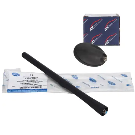 ORIGINAL Stabantenne Antenne 200MM + Antennenfu&szlig; f&uuml;r FORD Fiesta 6 VI MK6 ab 11.2016