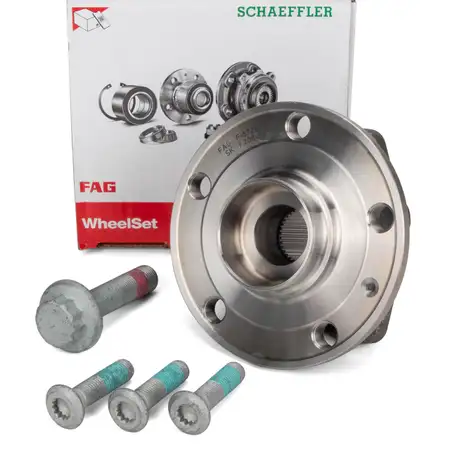 FAG 713610980 Radnabe + Radlager f&uuml;r VW Golf 7 AUDI 8V Leon 3 Octavia 3 vorne 5Q0407621A