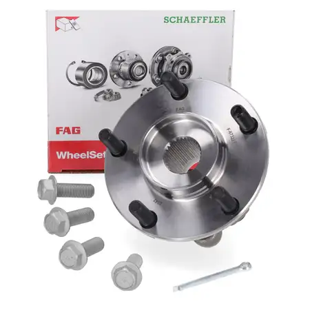 FAG Radnabe + Radlager f&uuml;r RENAULT Koleos 1 HY NISSAN Juke Leaf Qashqai 1 X-Trail 2 vorne